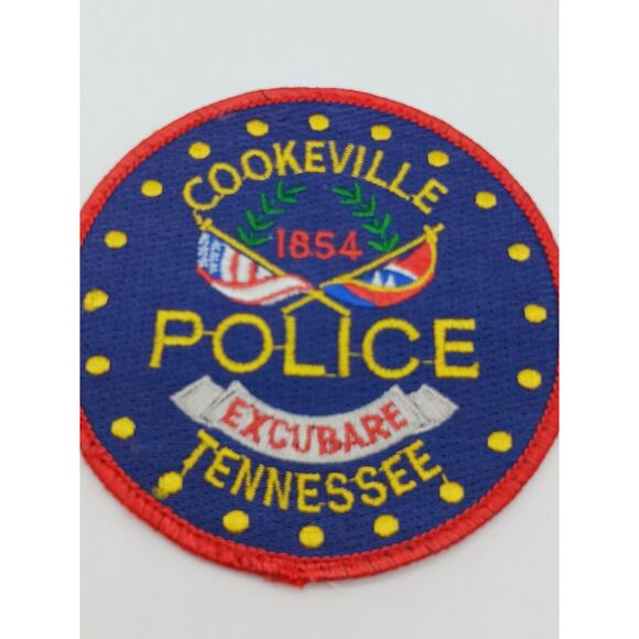 Cookeville Tennessee Police Patch Excubare Round Flags - Picture 2 of 3